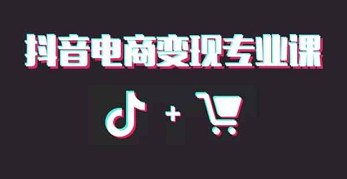 抖音电商变现专业课 电商运营视频课程