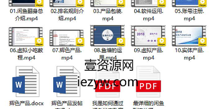 闲鱼:小吃配方+辉色+实物产品