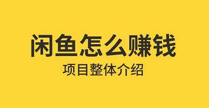 闲鱼0成本正规项目(偏门老杨)