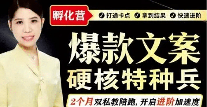 兔妈『爆款文案硬核特种兵孵化营』(超硬核)