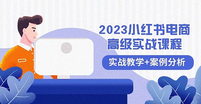 小红书-电商高级实战课程,实战教学 案例分析(38节课)