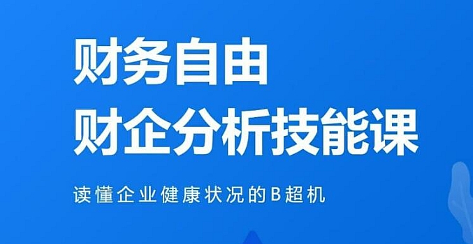 微淼 – 财务自由财企分析技能课