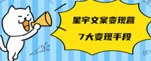 文案变现营 7大变现手段视频课程